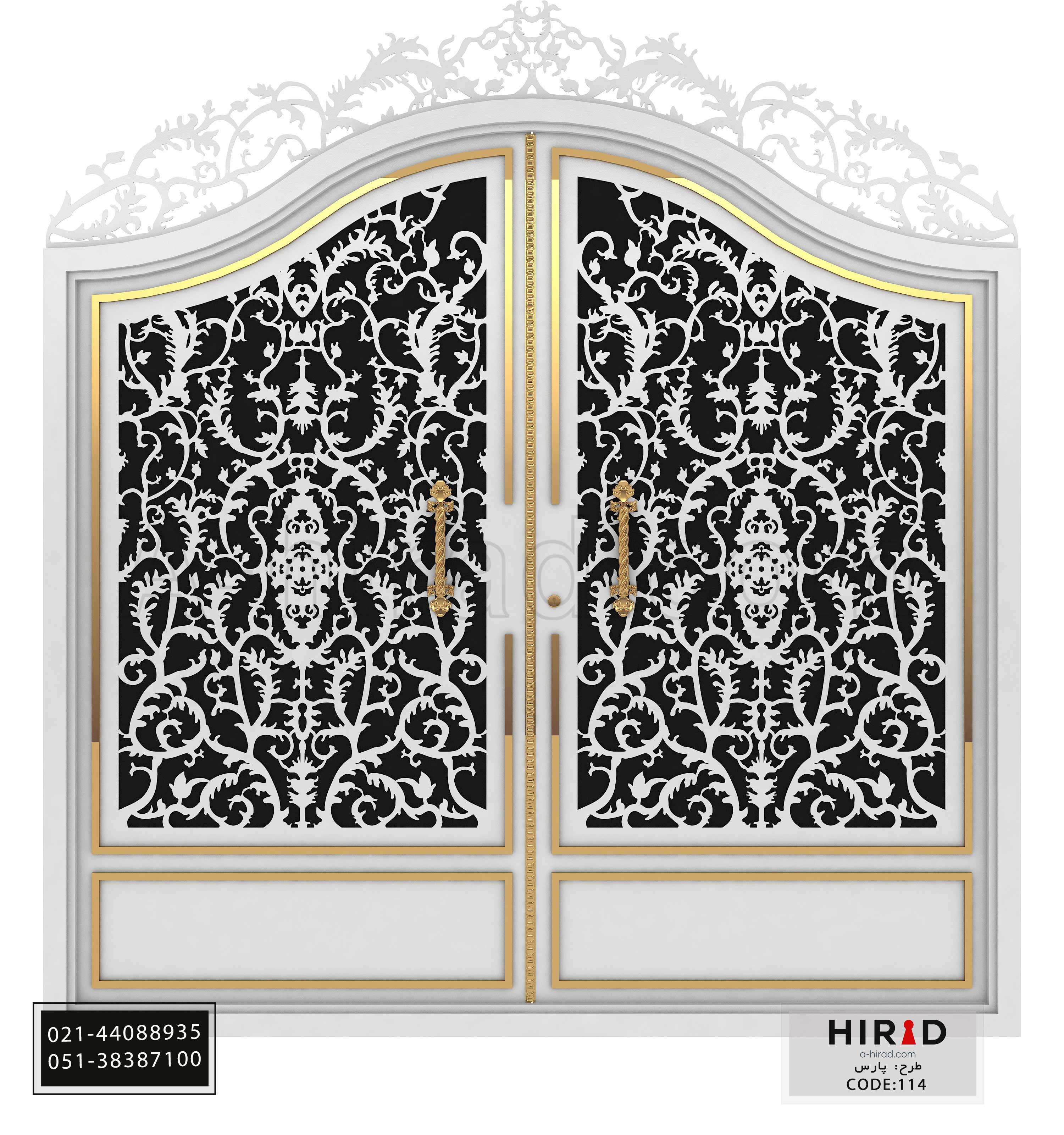 درب پارکینگ طرح پارس 20114